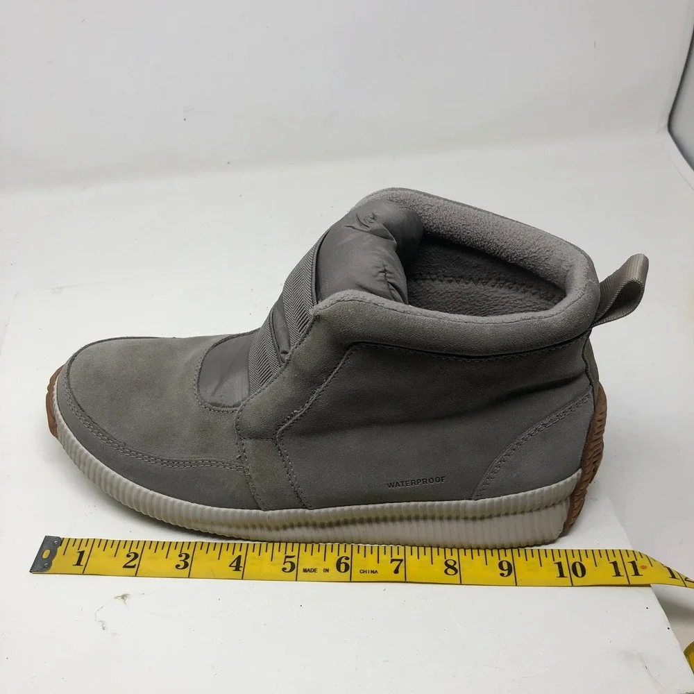 Sorel Out N About Plus Mid Boots Womens 9 Quarry Grey Waterproof Outdoor Casual